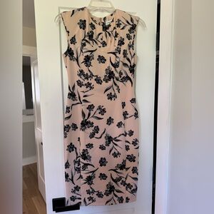 Light pink flower patterned Calvin Klein dress